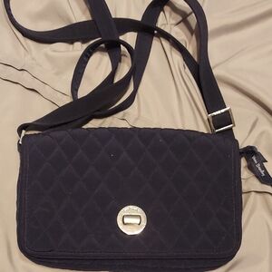 Black Quilted Crossbody Bag